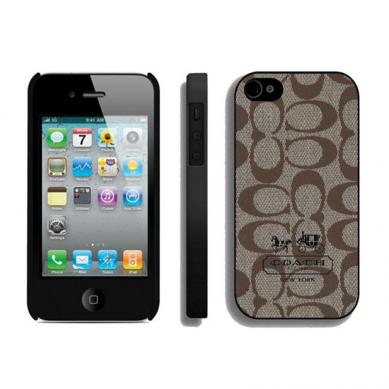 Coach In Signature Beige iPhone 4 4S Cases AIN | Coach Outlet Canada